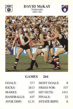 1994 The Great Footy Card Game #NNO David McKay Front